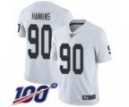 Oakland Raiders #90 Johnathan Hankins White Vapor Untouchable Limited Player 100th Season Football Jersey