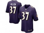 Baltimore Ravens #37 Javorius Allen Game Purple Team Color NFL Jersey