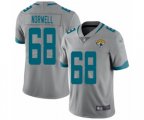 Jacksonville Jaguars #68 Andrew Norwell Silver Inverted Legend Limited Football Jersey