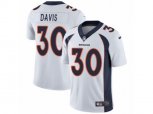 Denver Broncos #30 Terrell Davis Vapor Untouchable Limited White NFL Jersey