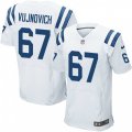 Indianapolis Colts #67 Jeremy Vujnovich Elite White NFL Jersey