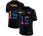 Baltimore Ravens #15 Marquise Brown Multi-Color Black 2020 NFL Crucial Catch Vapor Untouchable Limited Jersey