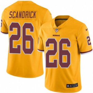Washington Redskins #26 Orlando Scandrick Limited Gold Rush Vapor Untouchable NFL Jersey