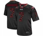 San Francisco 49ers #7 Colin Kaepernick Elite New Lights Out Black Football Jersey