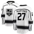 Los Angeles Kings #27 Alec Martinez Authentic White Away Fanatics Branded Breakaway NHL Jersey