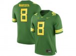2016 Men's Oregon Duck Marcus Mariota #8 College Football Limited Jerseys - Apple Green