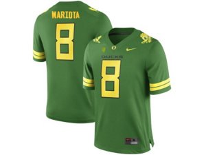 2016 Men\'s Oregon Duck Marcus Mariota #8 College Football Limited Jerseys - Apple Green