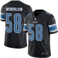 Detroit Lions #58 Paul Worrilow Limited Black Rush Vapor Untouchable NFL Jersey
