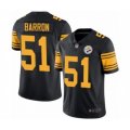 Pittsburgh Steelers #51 Mark Barron Limited Black Rush Vapor Untouchable Football Jersey