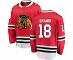 Chicago Blackhawks #18 Denis Savard Fanatics Branded Red Home Breakaway NHL Jersey
