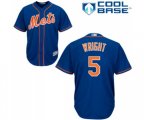 New York Mets #5 David Wright Replica Royal Blue Alternate Home Cool Base Baseball Jersey