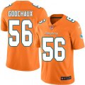 Miami Dolphins #56 Davon Godchaux Elite Orange Rush Vapor Untouchable NFL Jersey
