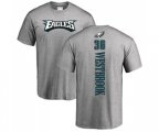 Philadelphia Eagles #36 Brian Westbrook Ash Backer T-Shirt