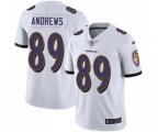 Baltimore Ravens #89 Mark Andrews White Vapor Untouchable Limited Player Football Jersey
