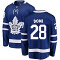 Toronto Maple Leafs #28 Tie Domi Fanatics Branded Royal Blue Home Breakaway NHL Jersey