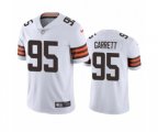 Cleveland Browns #95 Myles Garrett White 2020 Vapor Limited Jersey