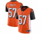 Cincinnati Bengals #57 Germaine Pratt Orange Alternate Vapor Untouchable Limited Player Football Jersey