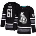 Ottawa Senators #61 Mark Stone Black 2019 All-Star Game Parley Authentic Stitched NHL Jersey