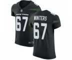 New York Jets #67 Brian Winters Black Alternate Vapor Untouchable Elite Player Football Jersey