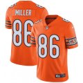 Chicago Bears #86 Zach Miller Limited Orange Rush Vapor Untouchable NFL Jersey
