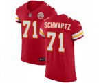 Kansas City Chiefs #71 Mitchell Schwartz Red Team Color Vapor Untouchable Elite Player Football Jersey