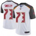 Tampa Bay Buccaneers #73 J. R. Sweezy White Vapor Untouchable Limited Player NFL Jersey