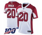Arizona Cardinals #20 Tramaine Brock White Vapor Untouchable Limited Player 100th Season Football Jersey