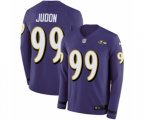 Baltimore Ravens #99 Matt Judon Limited Purple Therma Long Sleeve NFL Jersey