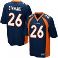Denver Broncos #26 Darian Stewart Game Navy Blue Alternate NFL Jersey