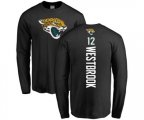 Jacksonville Jaguars #12 Dede Westbrook Black Backer Long Sleeve T-Shirt