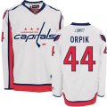 Washington Capitals #44 Brooks Orpik Authentic White Away NHL Jersey