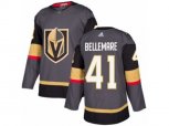 Vegas Golden Knights #41 Pierre-Edouard Bellemare Authentic Gray Home NHL Jersey