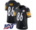 Pittsburgh Steelers #86 Hines Ward Black Team Color Vapor Untouchable Limited Player 100th Season Football Jersey