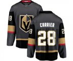 Vegas Golden Knights #28 William Carrier Authentic Black Home Fanatics Branded Breakaway NHL Jersey