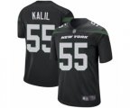 New York Jets #55 Ryan Kalil Game Black Alternate Football Jersey
