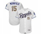 Kansas City Royals #15 Whit Merrifield White Flexbase Authentic Collection Baseball Jersey