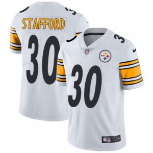 Pittsburgh Steelers #30 Daimion Stafford White Vapor Untouchable Limited Player NFL Jersey