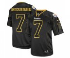 Pittsburgh Steelers #7 Ben Roethlisberger Elite Lights Out Black Football Jersey