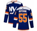 New York Islanders #55 Johnny Boychuk Authentic Blue Alternate NHL Jersey