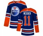 Edmonton Oilers #11 Mark Messier Premier Royal Blue Alternate NHL Jersey