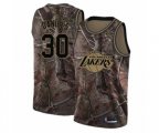 Los Angeles Lakers #30 Troy Daniels Swingman Camo Realtree Collection Basketball Jersey