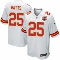 Kansas City Chiefs #25 Armani Watts Game White NFL Jersey
