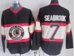 Chicago Blackhawks #7 Brent Seabrook Black Third CCM Stitched Hockey Jersey