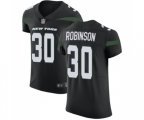 New York Jets #30 Rashard Robinson Black Alternate Vapor Untouchable Elite Player Football Jersey