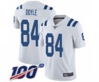 Indianapolis Colts #84 Jack Doyle White Vapor Untouchable Limited Player 100th Season Football Jersey