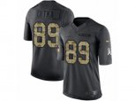 Chicago Bears #89 Mike Ditka Limited Black 2016 Salute to Service NFL Jersey