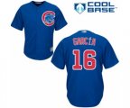 Chicago Cubs Robel Garcia Replica Royal Blue Alternate Cool Base Baseball Player Jersey