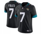Jacksonville Jaguars #7 Nick Foles Black Team Color Vapor Untouchable Limited Player Football Jersey