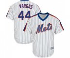 New York Mets #44 Jason Vargas Replica White Alternate Cool Base Baseball Jersey
