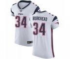 New England Patriots #34 Rex Burkhead White Vapor Untouchable Elite Player Football Jersey